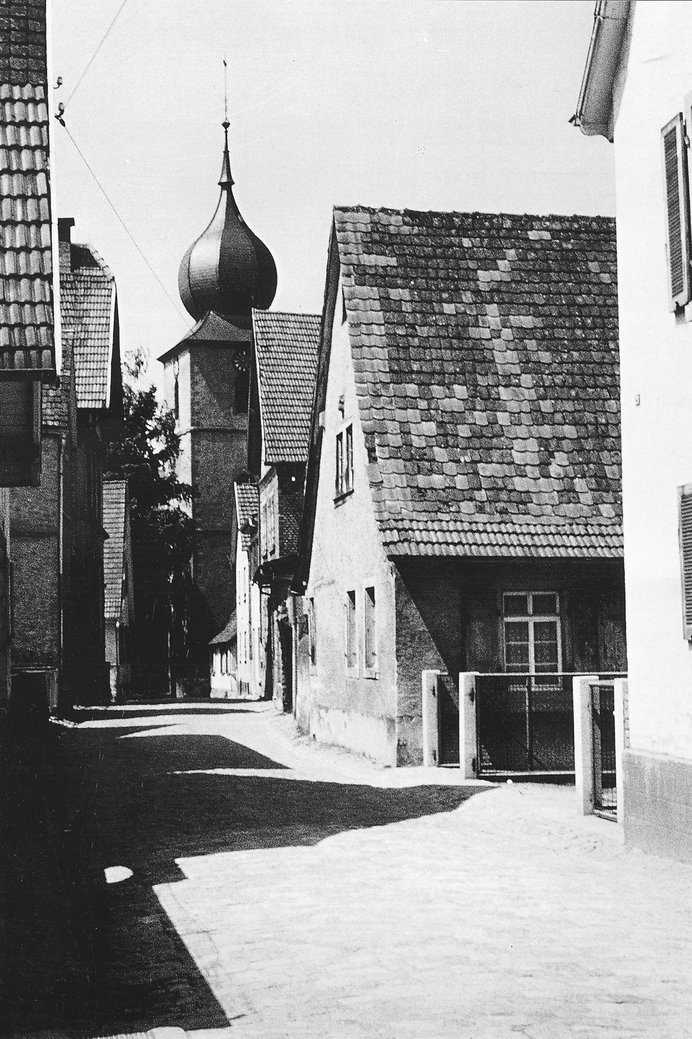 Die Kirchgasse im "Urzustand"