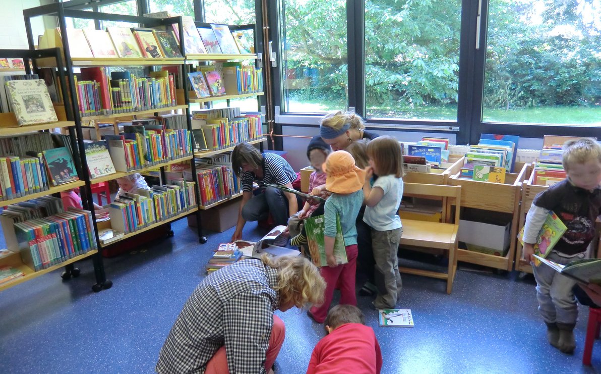 Bücherei in der Grundschule Großsachsen